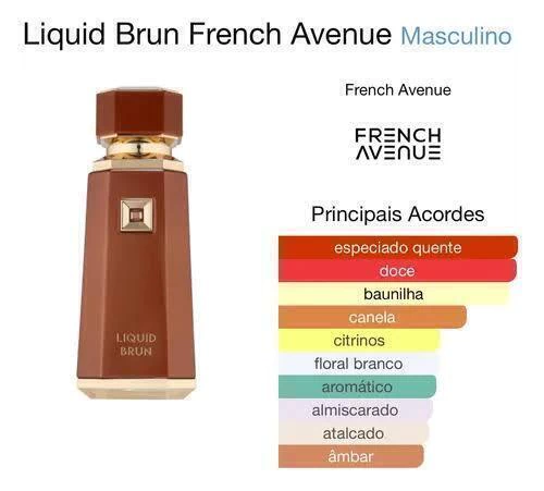 Perfume Liquid Brun 100 ml French Avenue - Imagem 3