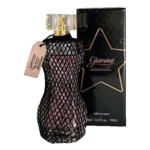 Perfume Glamour Secrets Black 75 ml Feminino