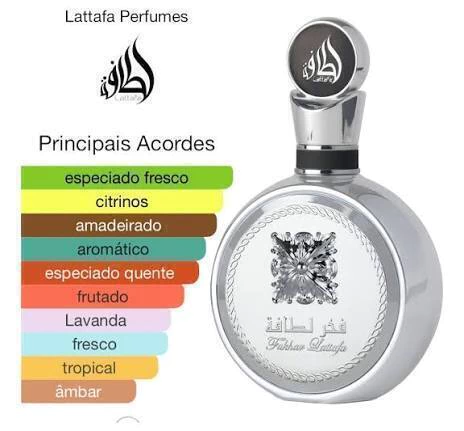 Perfume Fakhar Platinum Lattafa 100 ml Compartilhavel - Imagem 3