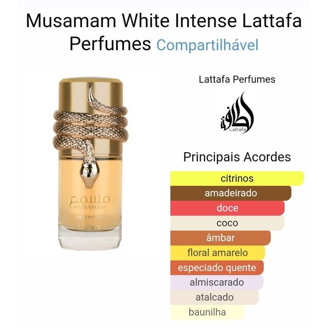 Perfume Musamam white intense 100 ml Feminino - Imagem 3
